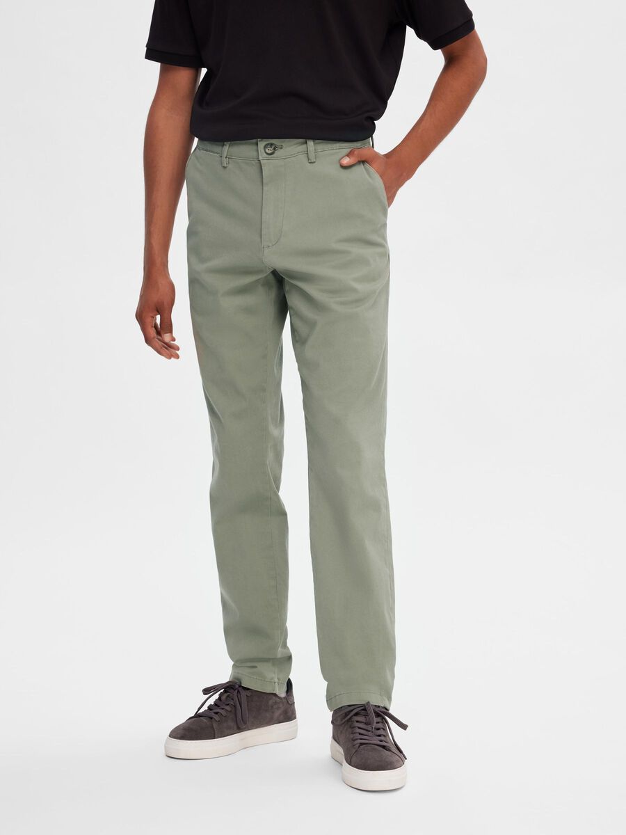 Selected 175 SLIM FIT FLEX CHINOS, Vetiver, highres - 16087663_Vetiver_003.jpg