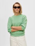 Selected PUFF SLEEVE SWEATSHIRT, Absinthe Green, highres - 16082379_AbsintheGreen_008.jpg