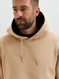 Selected LOOSE FIT HOODIE, Cuban Sand, highres - 16083964_CubanSand_006.jpg