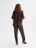 Selected SHORTSLEEVE T-SHIRT, Coffee Bean, highres - 16081914_CoffeeBean_004.jpg