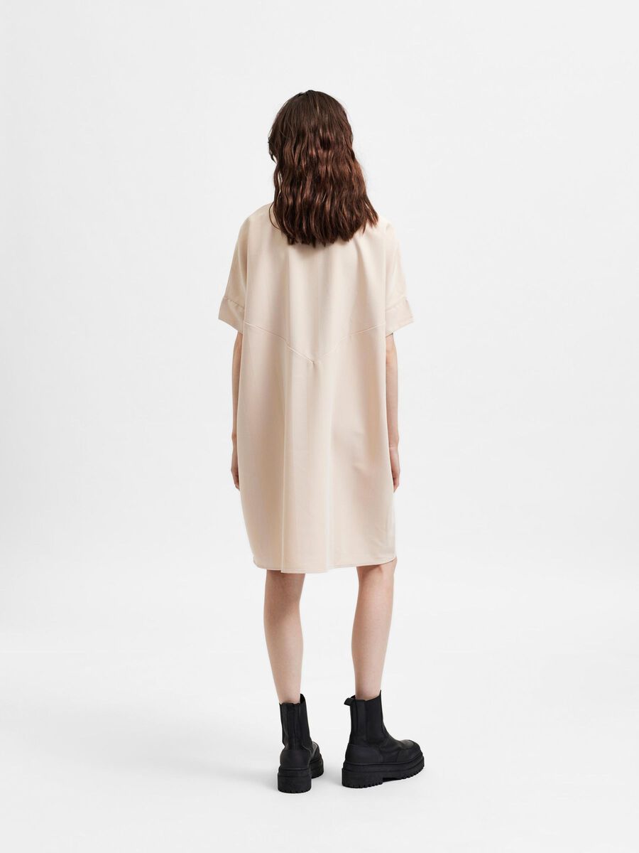Selected OVERSIZED - MINI DRESS, Birch, highres - 16068194_Birch_004.jpg