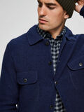 Selected WORKWEAR INSPIRED - KNITTED CARDIGAN, Maritime Blue, highres - 16070623_MaritimeBlue_006.jpg