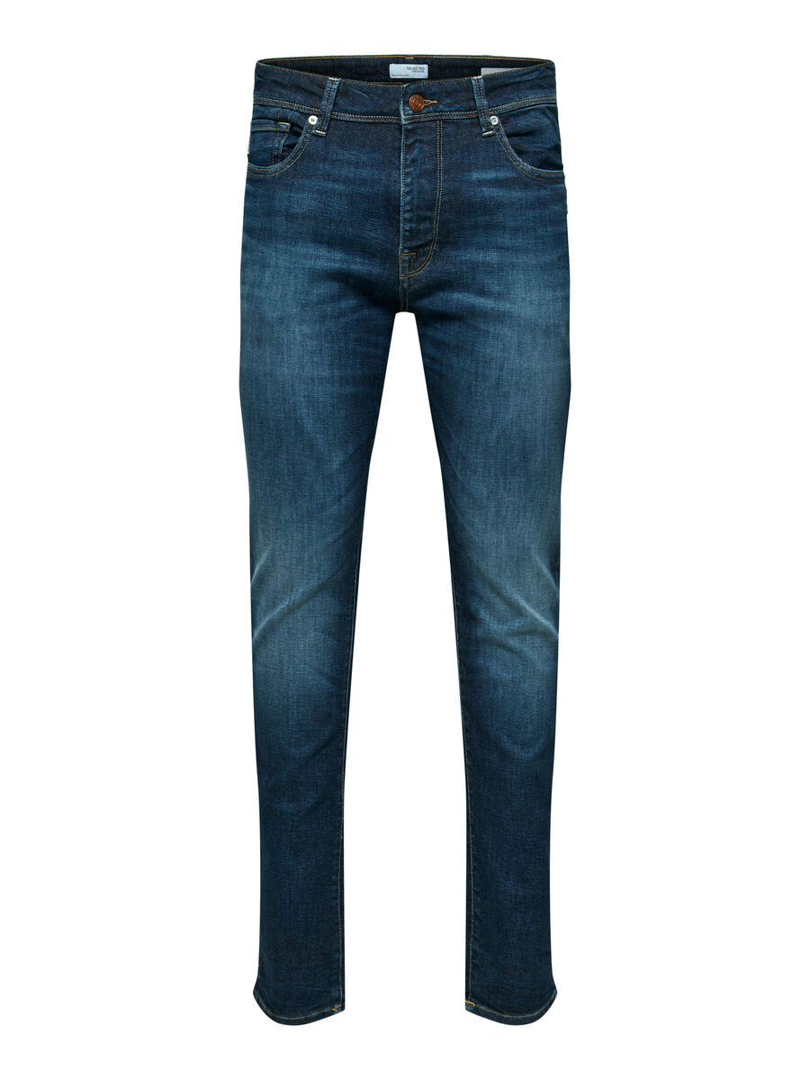 Selected DUNKLE SLIM FIT JEANS, Dark Blue Denim, highres - 16088264_DarkBlueDenim_001.jpg