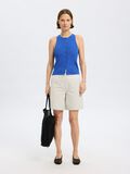 Selected KNITTED SLEEVELESS TOP, Dazzling Blue, highres - 16097536_DazzlingBlue_005.jpg