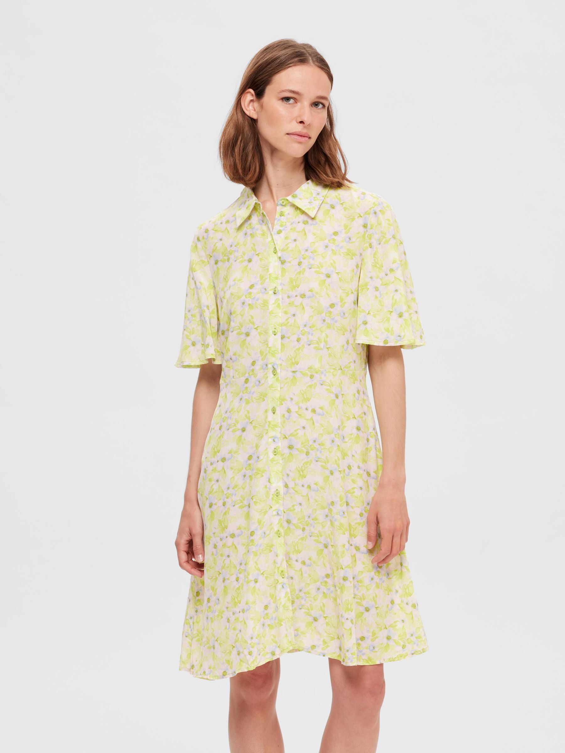 Selected femme yellow dress store
