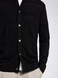 Selected 100% MERINO WOOL CARDIGAN, Black, highres - 16095639_Black_006.jpg