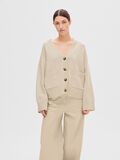 Selected OVERSIZED KNITTED CARDIGAN, Birch, highres - 16093091_Birch_003.jpg