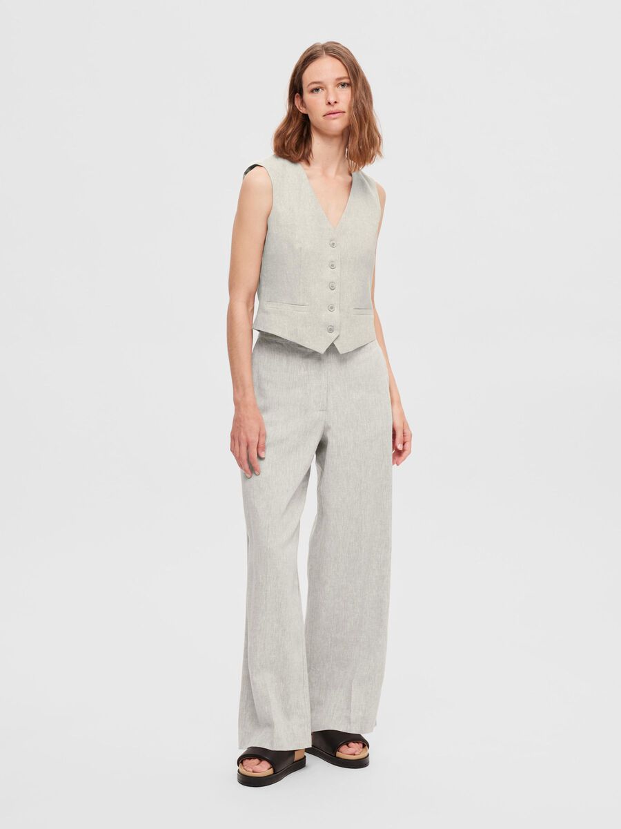 Selected LINEN WAISTCOAT, Nomad, highres - 16092540_Nomad_1079945_005.jpg