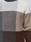 Selected COLOURBLOCKING PULLOVER, Light Brown Melange, highres - 16069047_LightBrownMelange_702409_006.jpg