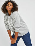 Selected CURVE ØKOLOGISK BOMULL SWEATSHIRT, Light Grey Melange, highres - 16082206_LightGreyMelange_008.jpg