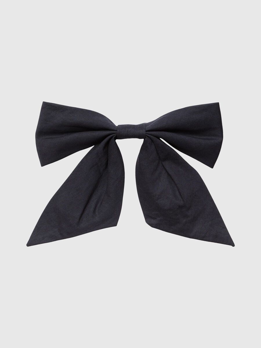 Selected BOW  BROOCH, Black, highres - 16095507_Black_001.jpg