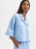 Selected CROPPED SHIRT, Blue Bell, highres - 16083851_BlueBell_008.jpg