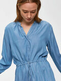 Selected ECO-FRIENDLY - LONG SLEEVED DRESS, Light Blue, highres - 16066082_LightBlue_006.jpg