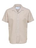 Selected RELAXED SHORT SLEEVED SHIRT, Kelp, highres - 16079055_Kelp_001.jpg