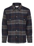 Selected CHECKED SHACKET, Navy Blazer, highres - 16089399_NavyBlazer_1047803_001.jpg