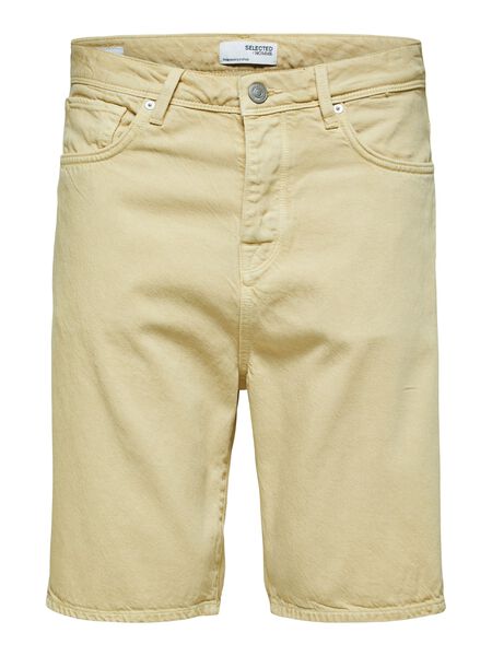 Selected VID PASSFORM JEANSSHORTS, Sand, highres - 16084040_Sand_001.jpg