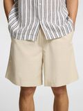 Selected LOOSE FIT SHORTS, Oatmeal, highres - 16096742_Oatmeal_006.jpg