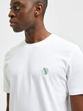 Selected EMBROIDERED T-SHIRT, Bright White, highres - 16082833_BrightWhite_006.jpg