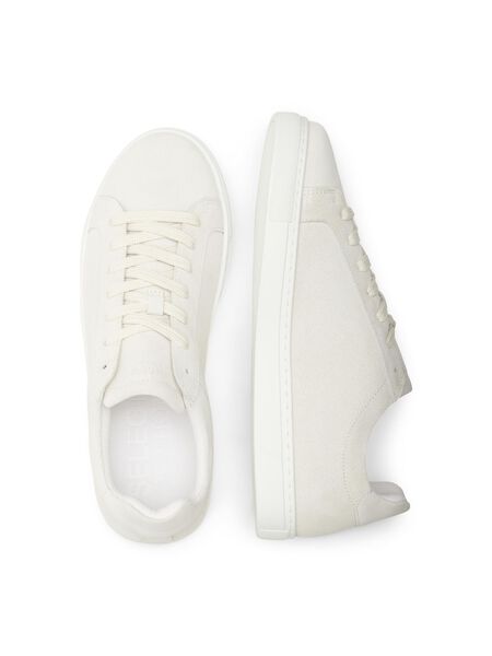 Selected SUÈDE SNEAKERS, White, highres - 16090225_White_005.jpg
