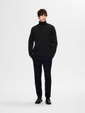 Selected WOOL BLEND ROLL NECK PULLOVER, Black, highres - 16094649_Black_005.jpg