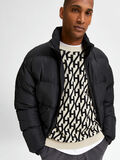 Selected MOTIF JACQUARD PULL EN MAILLE, Oatmeal, highres - 16081043_Oatmeal_891085_008.jpg