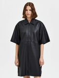 Selected MINI ROBE EN CUIR, Black, highres - 16086409_Black_003.jpg