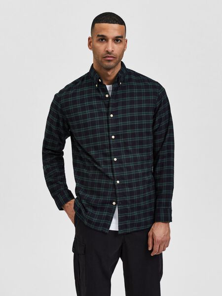 Selected FLANNEL SHIRT, Sycamore, highres - 16074464_Sycamore_953776_003.jpg