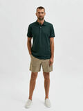 Selected SHORT SLEEVED POLO SHIRT, Trekking Green, highres - 16082840_TrekkingGreen_005.jpg