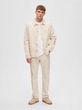 Selected LONG-SLEEVED OVERSHIRT, Ecru, highres - 16088022_Ecru_005.jpg