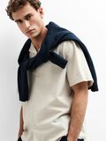 Selected SHORT-SLEEVED SHIRT, Pure Cashmere, highres - 16092978_PureCashmere_008.jpg