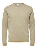 Selected ORGANIC COTTON CREW NECK KNITTED PULLOVER, Tree House, highres - 16079107_TreeHouse_843772_001.jpg