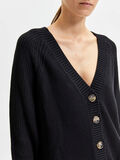 Selected MANCHES LONGUES CARDIGAN EN MAILLE, Black, highres - 16082276_Black_006.jpg