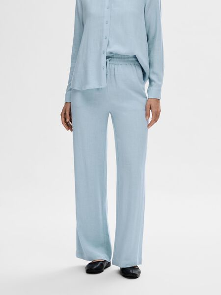Selected VISCOSE BLEND TROUSERS, Cashmere Blue, highres - 16089062_CashmereBlue_003.jpg