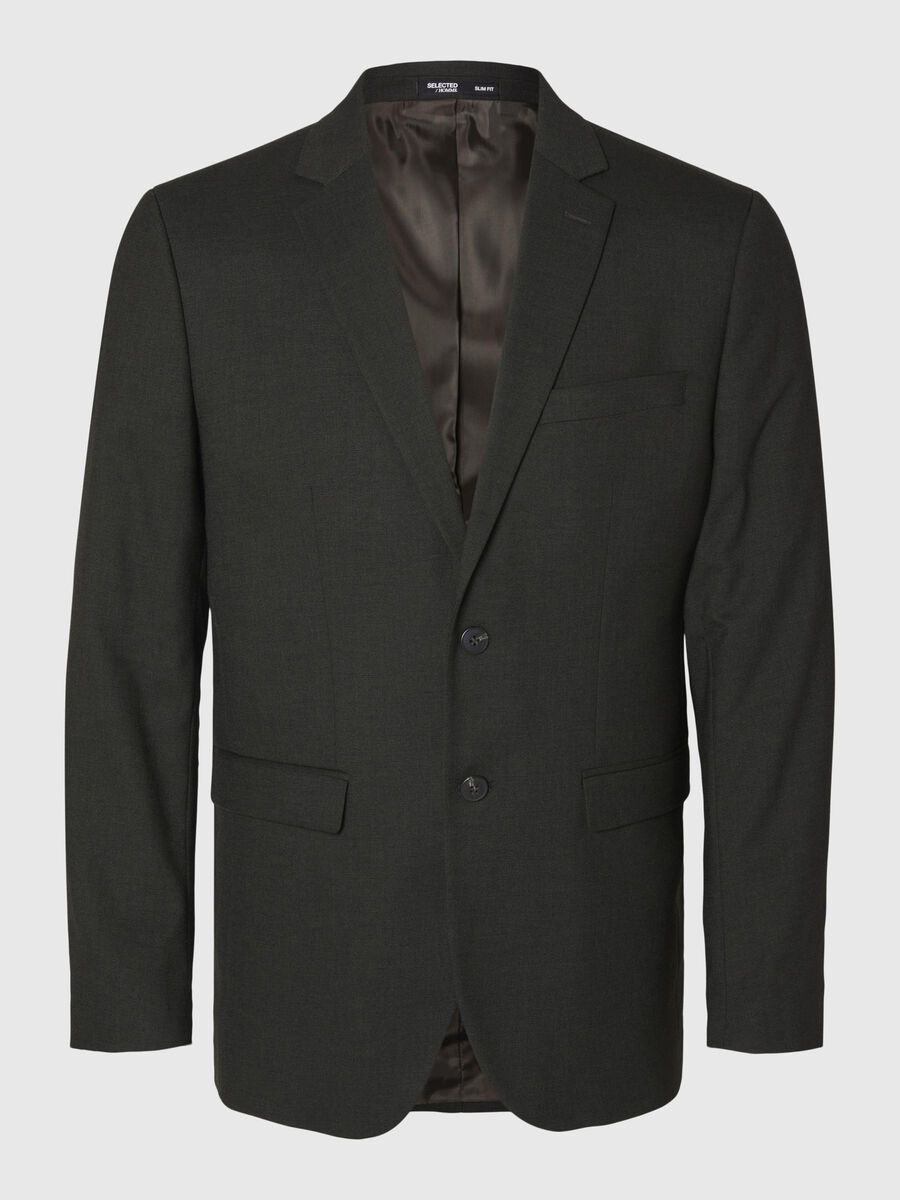 Selected VÆVET ULDBLANDING BLAZER, Rosin, highres - 16087868_Rosin_001.jpg