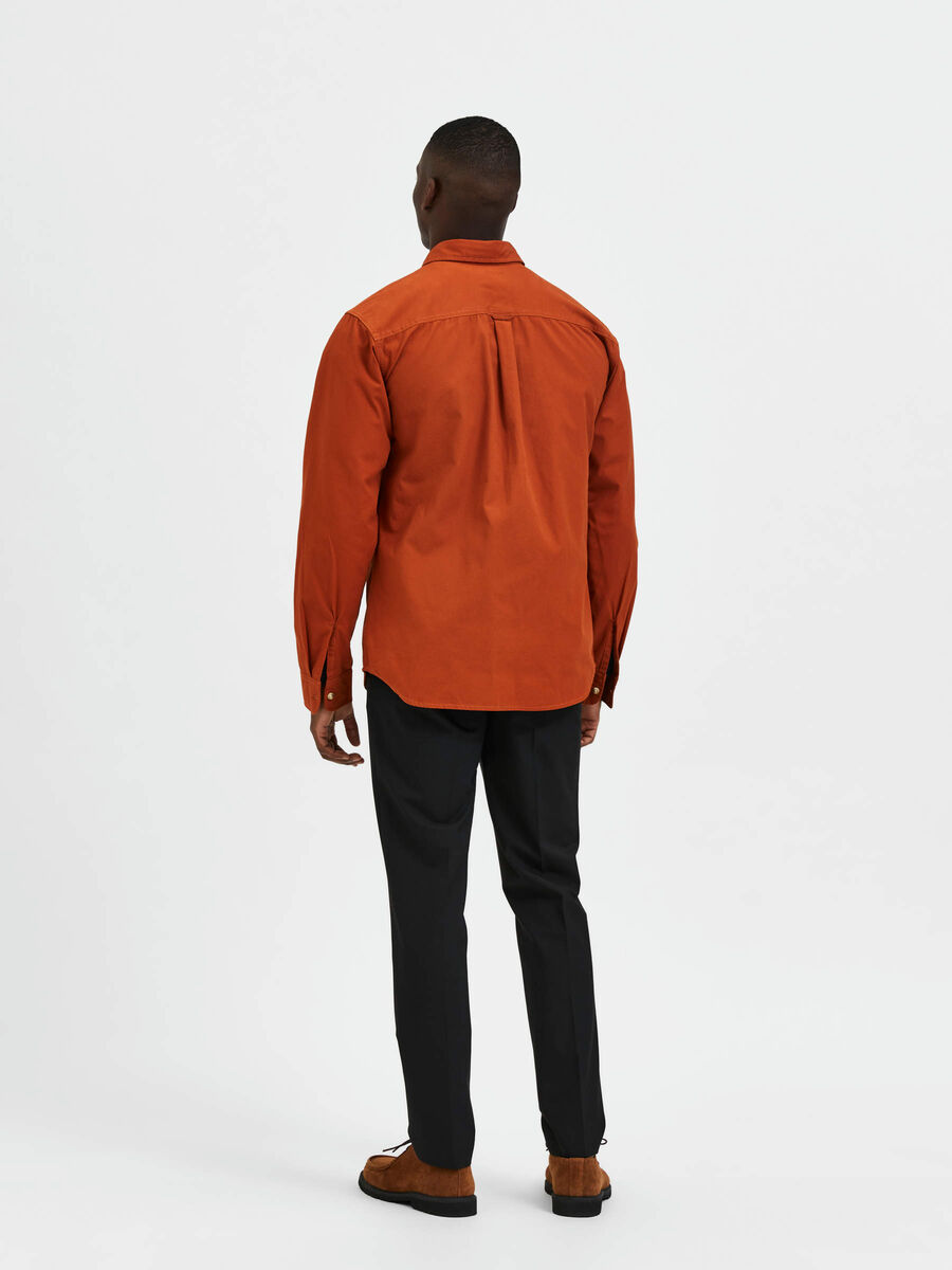 Selected STRUCTURED OVERSHIRT, Bombay Brown, highres - 16085805_BombayBrown_004.jpg