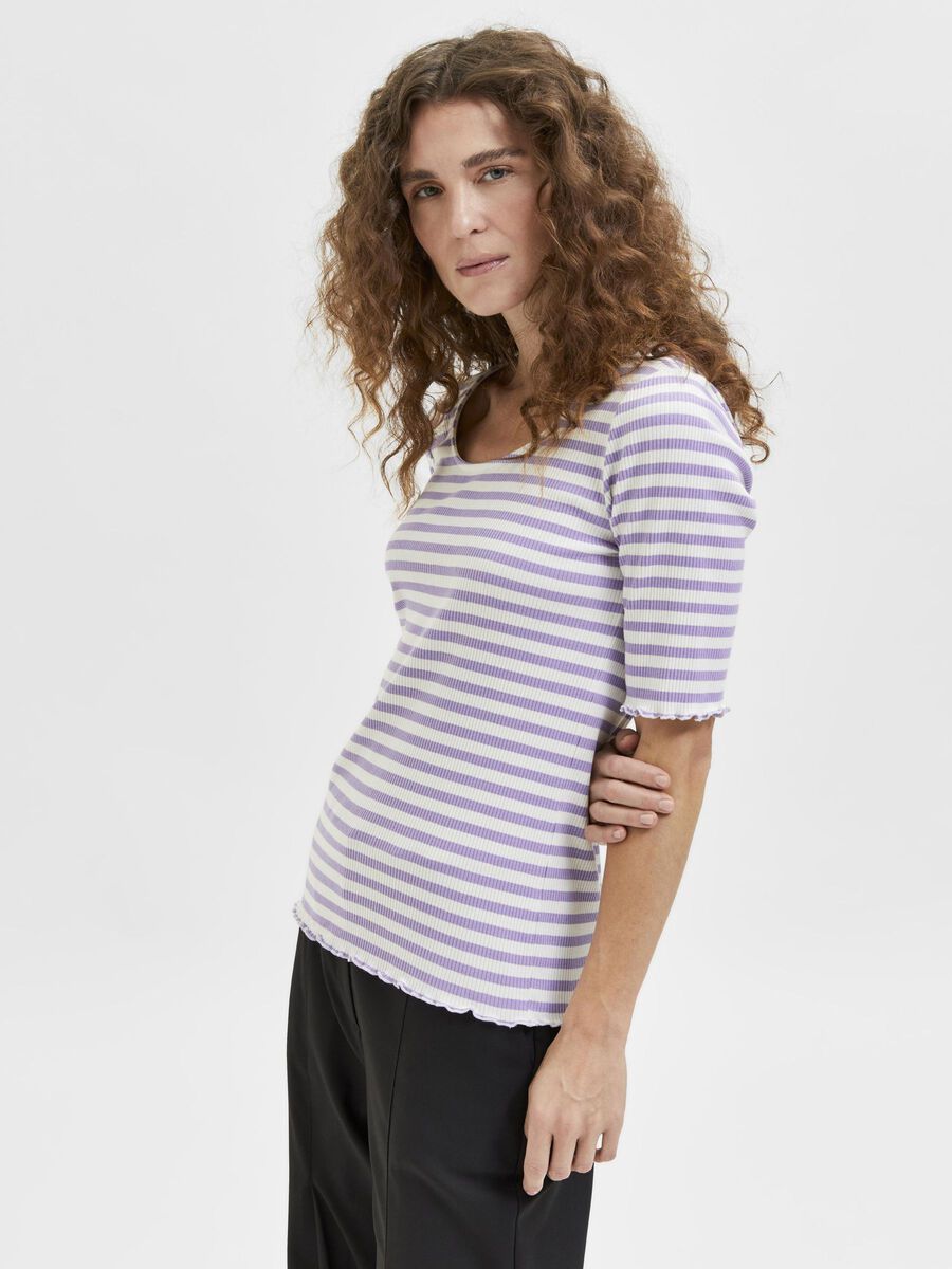 Striped Tunic Sweater - Lady in VioletLady in Violet