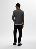 Selected KNITTED LONG-SLEEVED POLO, Antracit, highres - 16094271_Antracit_1113639_004.jpg