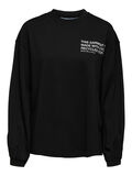 Selected LONG SLEEVED SWEATSHIRT, Black, highres - 16083415_Black_001.jpg