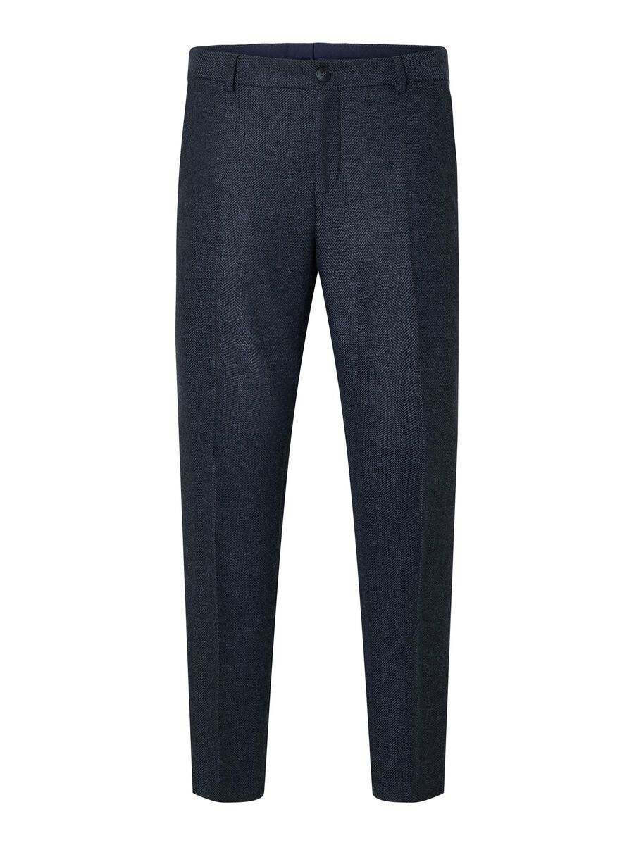 Selected SLIM FIT WOOL BLEND SUIT TROUSERS, Navy Blazer, highres - 16090348_NavyBlazer_1041184_001.jpg