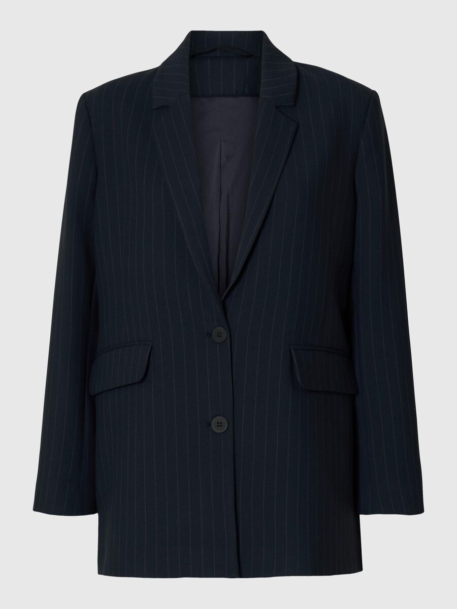 Selected VISKOSEBLANDING OVERSIZED BLAZER, Dark Sapphire, highres - 16096648_DarkSapphire_1162028_001.jpg