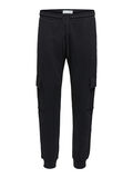 Selected KNITTED CARGO TROUSERS, Black, highres - 16082832_Black_001.jpg