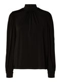 Selected VISCOSE BLEND BLOUSE, Black, highres - 16091771_Black_001.jpg