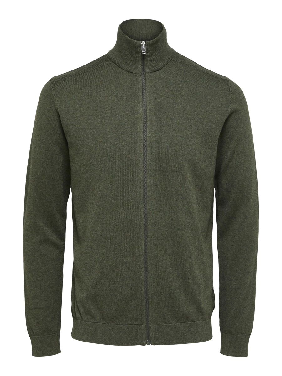 Selected PIMA BOMULDS - STRIKKET CARDIGAN, Forest Night, highres - 16074688_ForestNight_779264_001.jpg