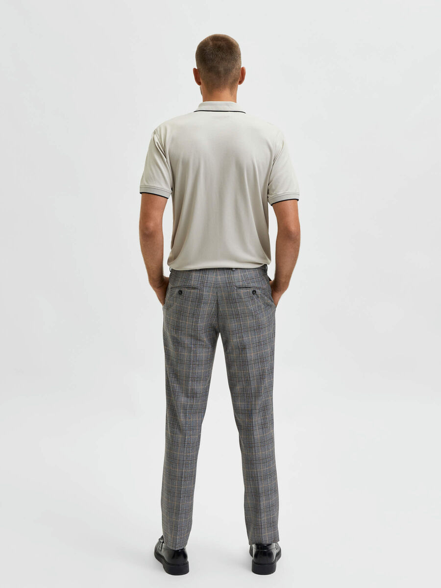 Selected CHECKED TROUSERS, Light Gray, highres - 16082648_LightGray_903235_004.jpg