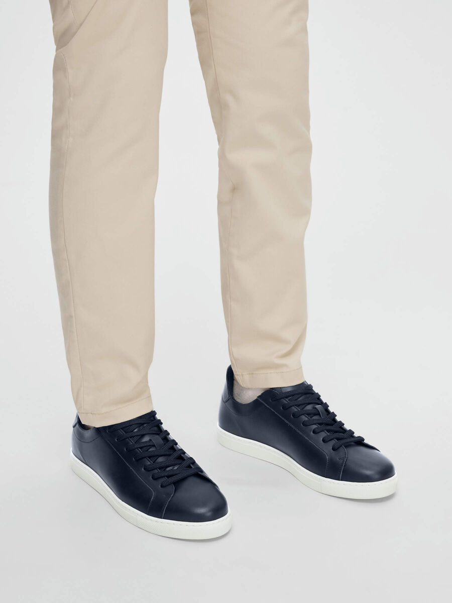 Selected LEATHER TRAINERS, Dark Navy, highres - 16090219_DarkNavy_003.jpg