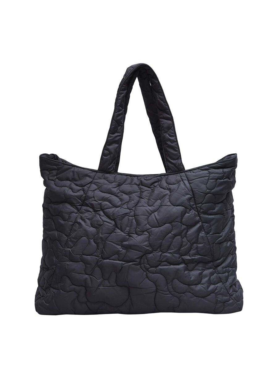 Selected QUILTET GENANVENDT NYLON TASKE, Black, highres - 16078839_Black_002.jpg