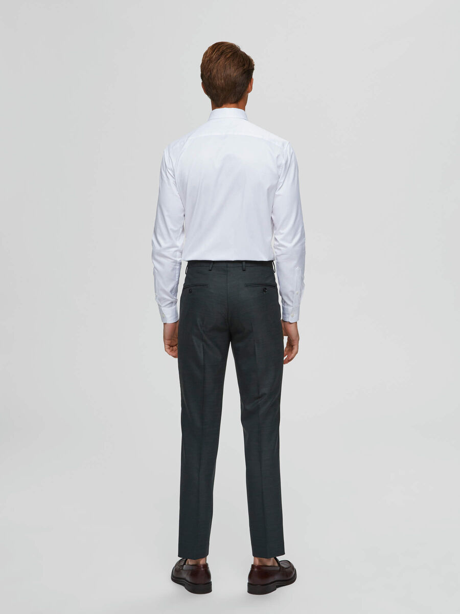 Selected COUPE SLIM - PANTALON DE COSTUME, Dark Green, highres - 16072366_DarkGreen_004.jpg