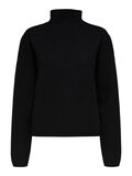 Selected CROPPED BOXY FIT PULLOVER, Black, highres - 16075483_Black_001.jpg
