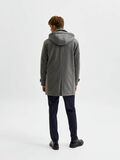 Selected REMBOURRÉE MANTEAU DE LAINE, Grey Melange, highres - 16077640_GreyMelange_004.jpg