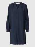 Selected LONG SLEEVED SHIRT DRESS, Dark Sapphire, highres - 16094452_DarkSapphire_001.jpg